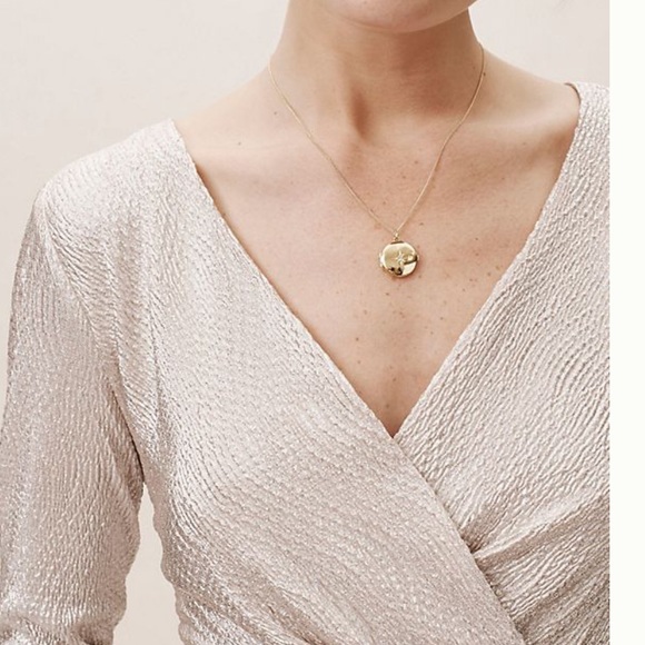 BHLD Gold Dress from Anthropologie